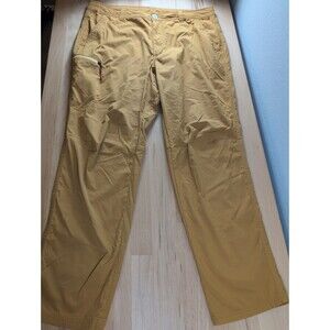 REI Co-op Men's Trail Made Stretch Nylon Hiking Pants Measure 35x28.5 Mustard